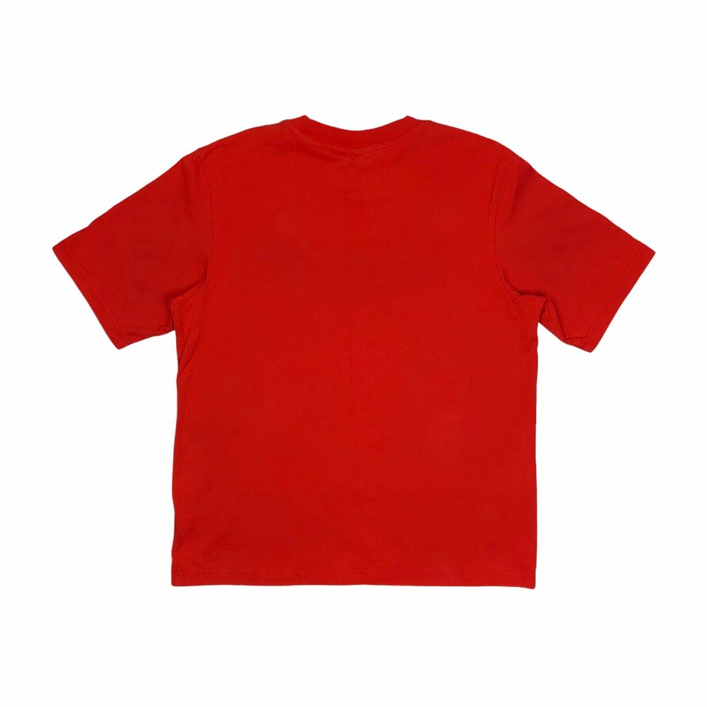 Adidas Boxy T-Shirt Red Trefoil Print Men’s Medium Graphic Print