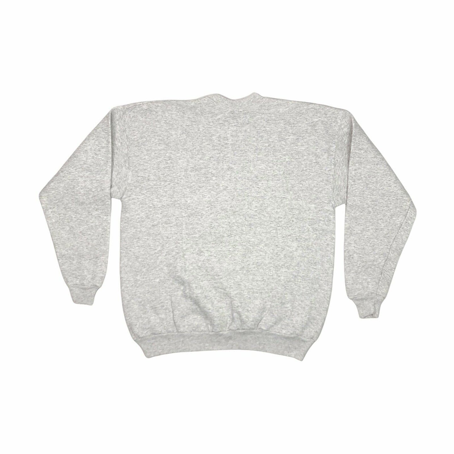 90s Vintage Liberators Hanes Jumper Grey Mens Large Pel Industries Graphic Print