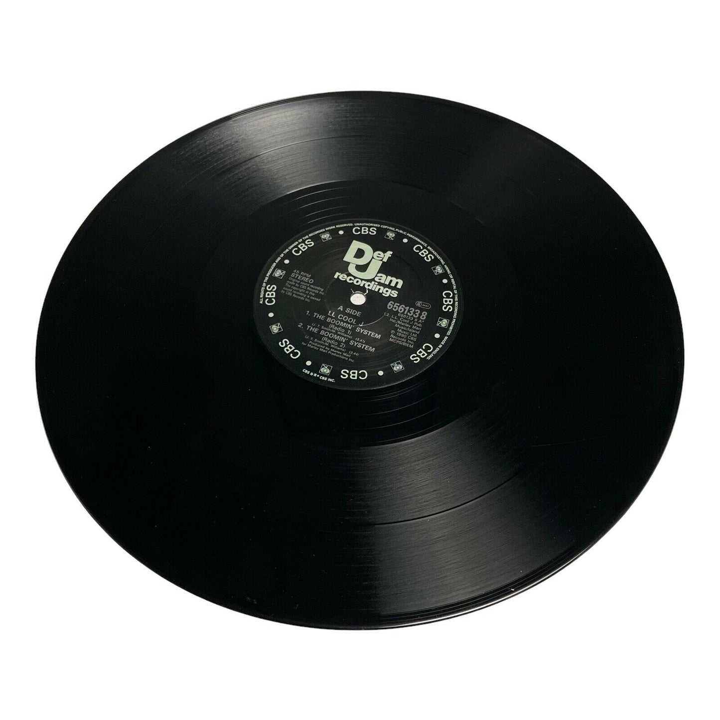 1990 LL Cool J The Boomin’ System Vinyl Single Featuring Bonus Tracks