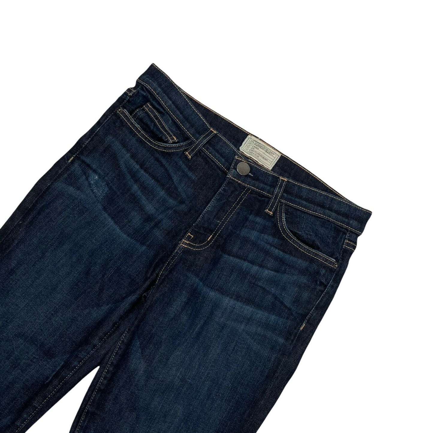 Current Elliot Jeans Made In USA Skinny Boot Richmond Dark Blue Denim Bootcut
