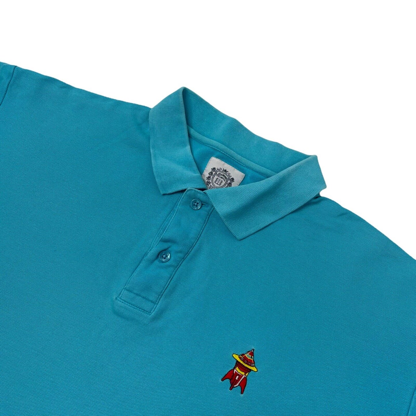 Rare Billionaire Boys Club Polo Shirt Blue Men’s XL Made In Japan
