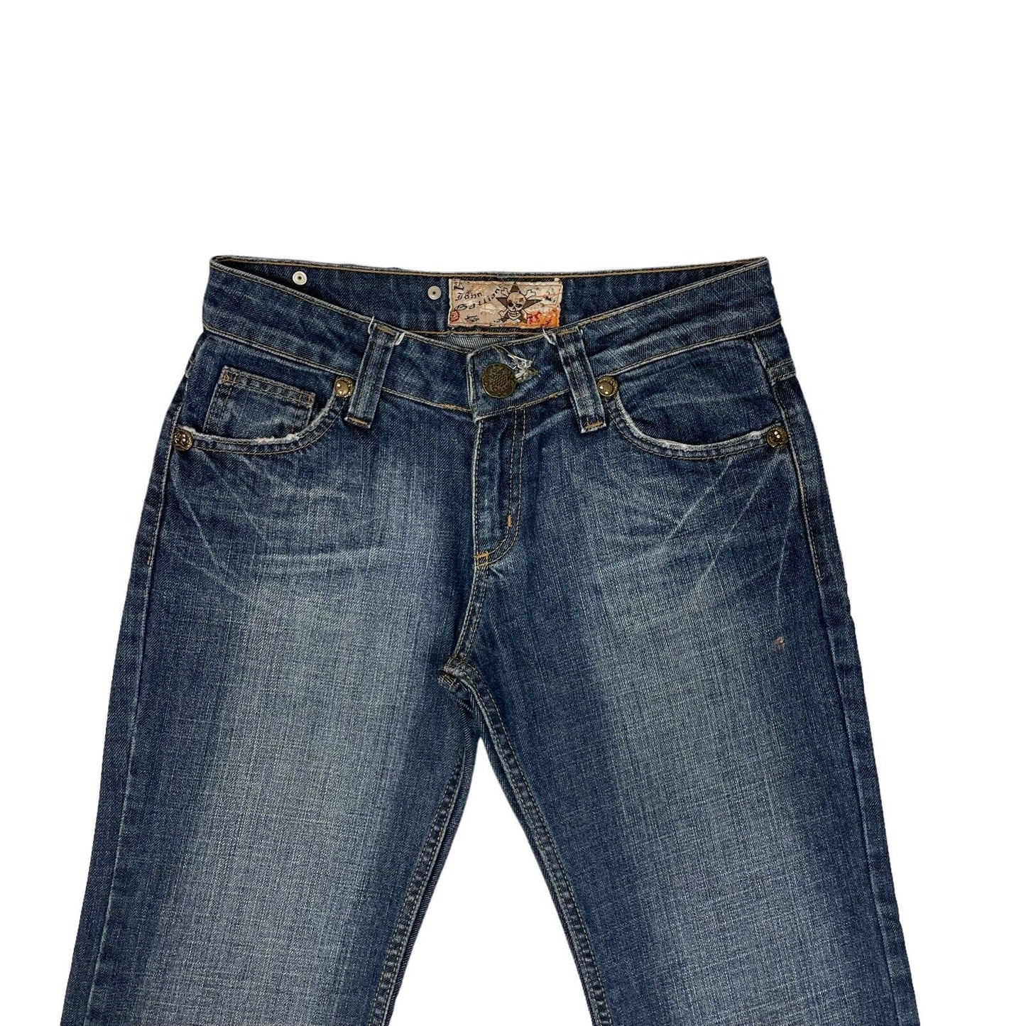 Vintage Rare John Galliano Jeans 28w 33l Blue Denim