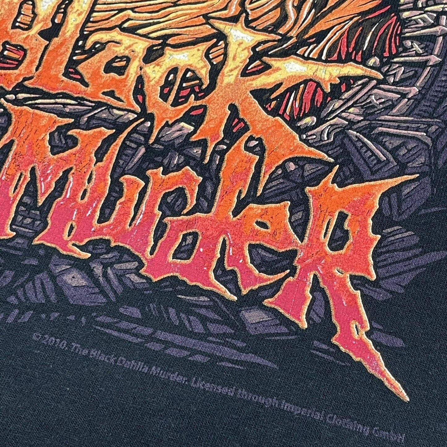 2010 The Black Dahlia Murder T-Shirt Mens Small Black Graphic Print