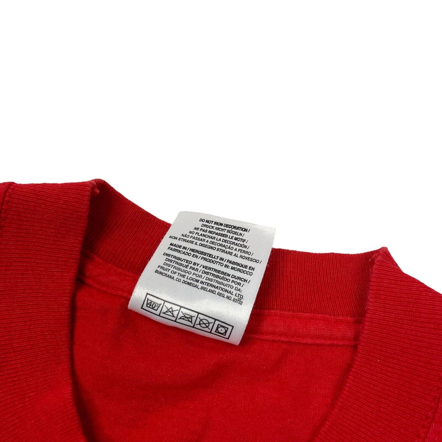 Vintage Walker England T-Shirt Men’s Large Red Screen Stars