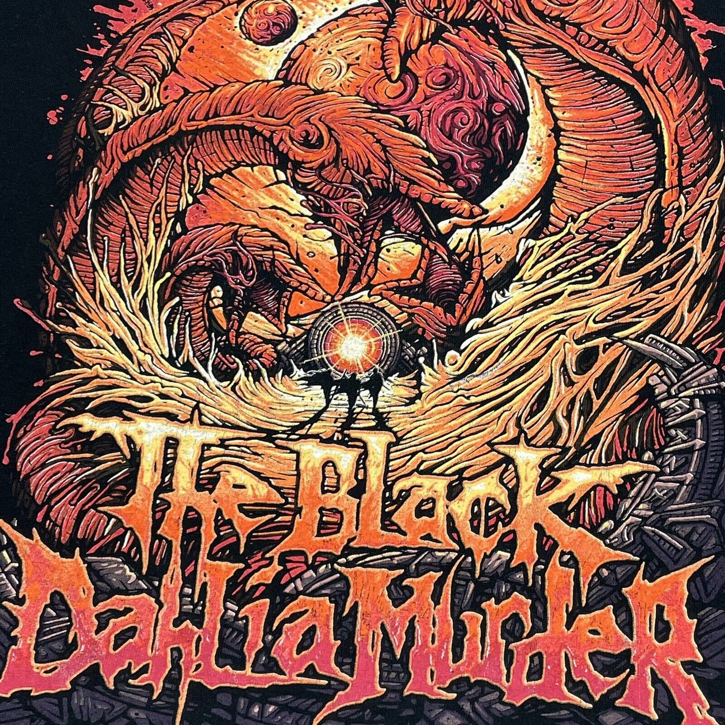 2010 The Black Dahlia Murder T-Shirt Mens Small Black Graphic Print