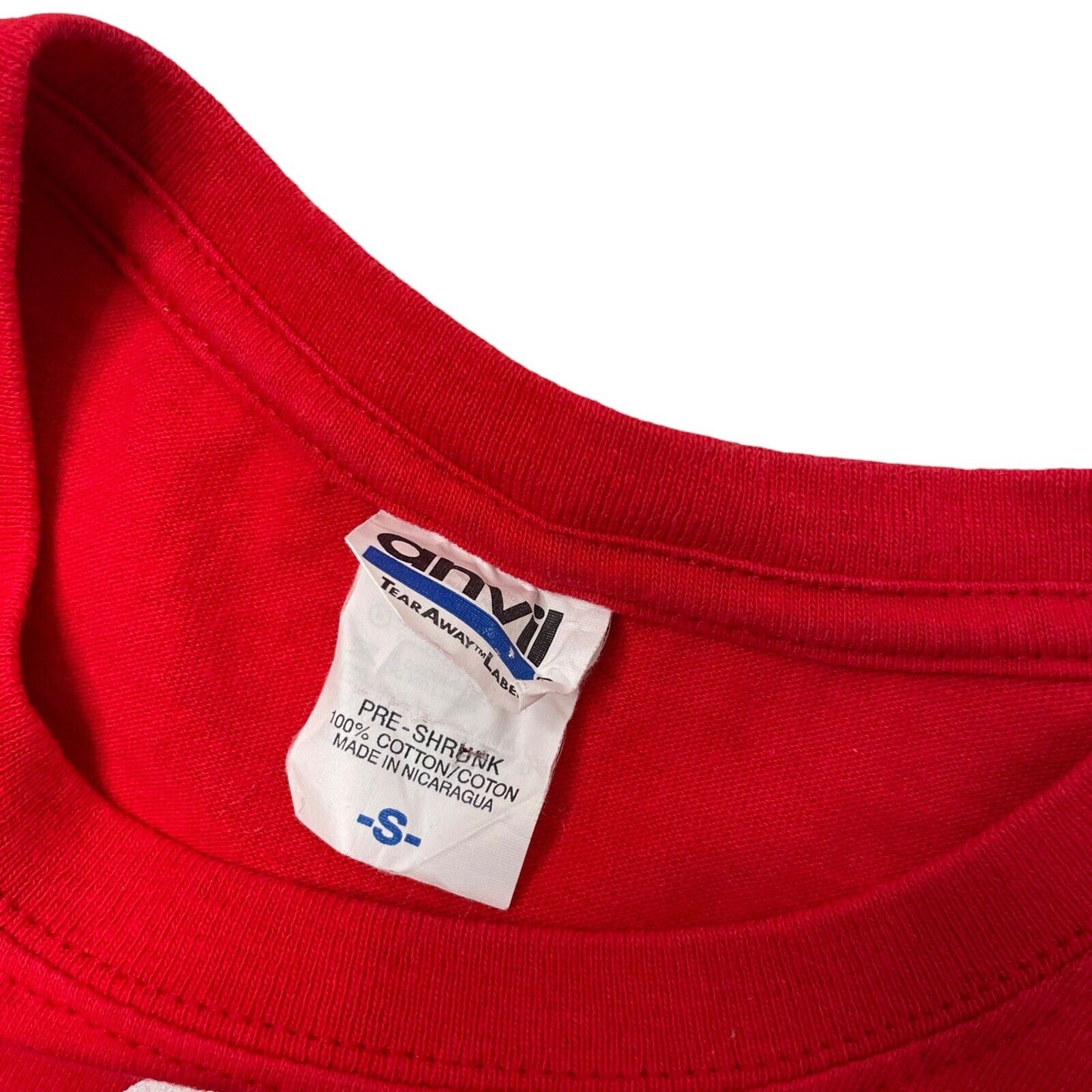 2011 The Hangover Movie T-Shirt Red Mens Small Warner Bros Anvil Blue Tag