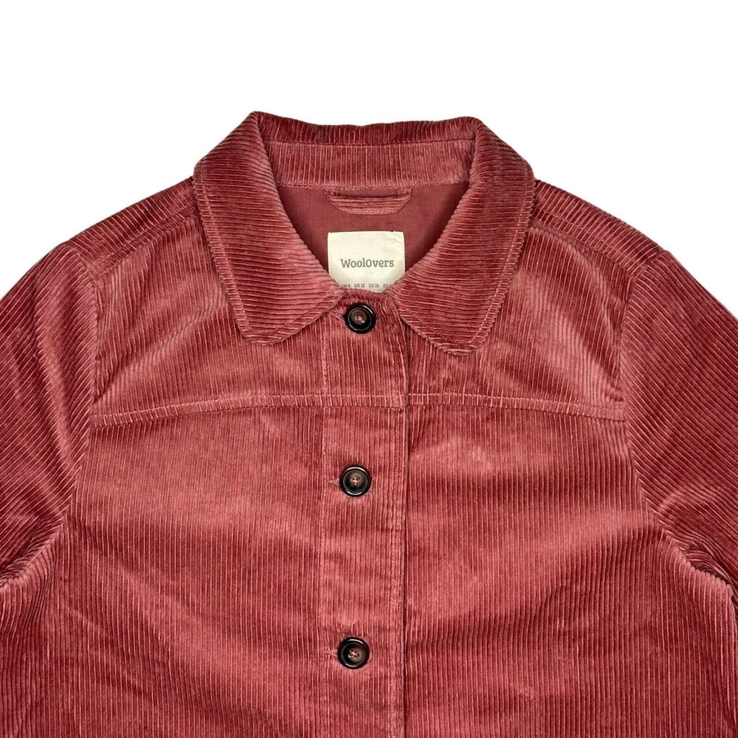 Woolovers Corduroy Jacket Women’s UK12 Rose Pink/Red