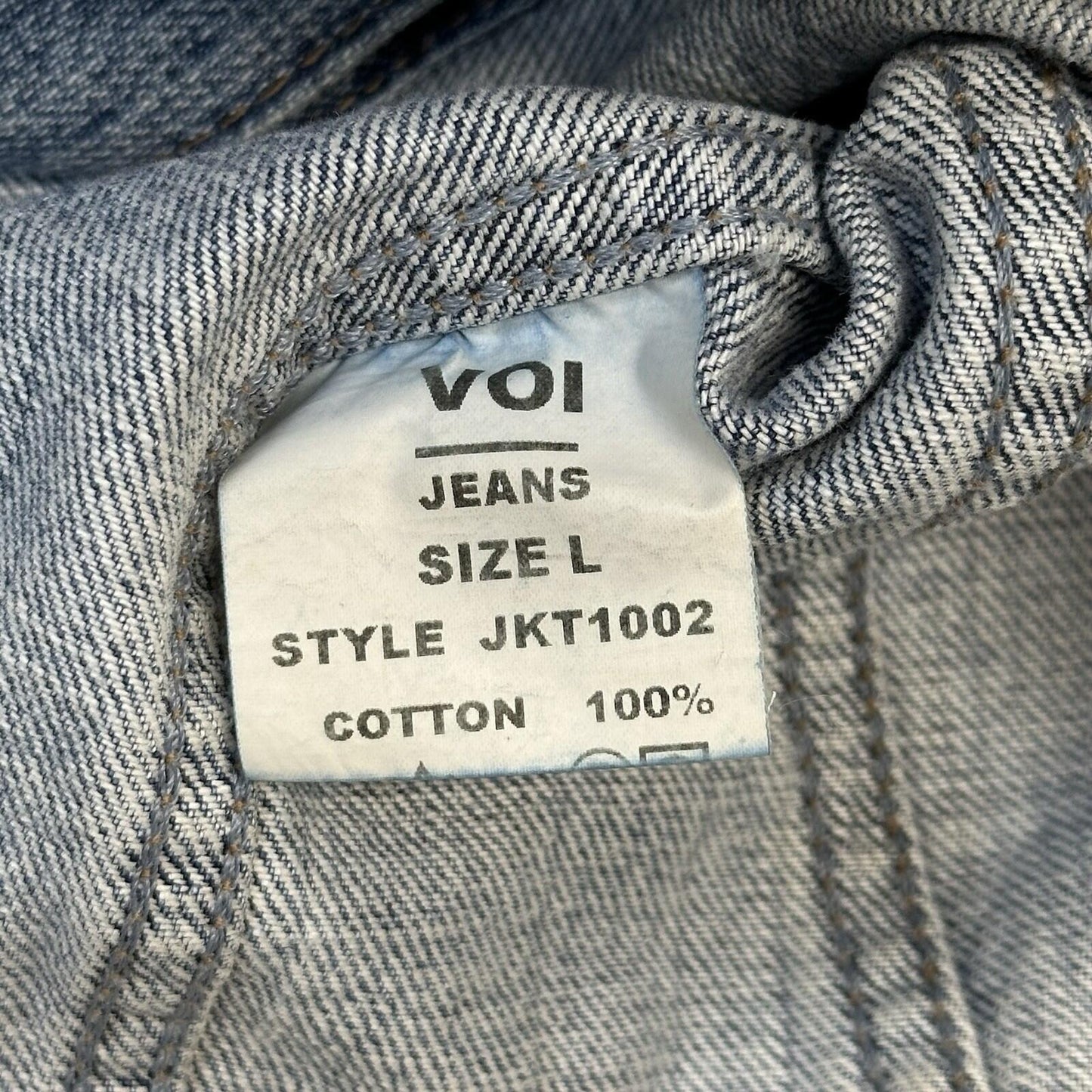 Vintage Voi Jeans Jacket Men’s Large Blue Denim