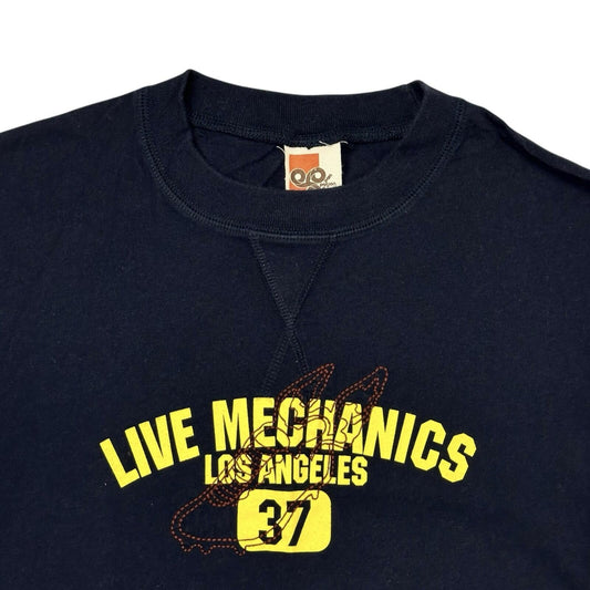 Vintage Live Mechanics T-Shirt Men’s XL Navy Blue Made In USA