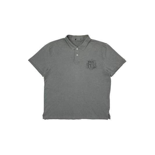 Vintage Polo Ralph Lauren Polo Shirt Men’s Large Grey Embroidered Logo