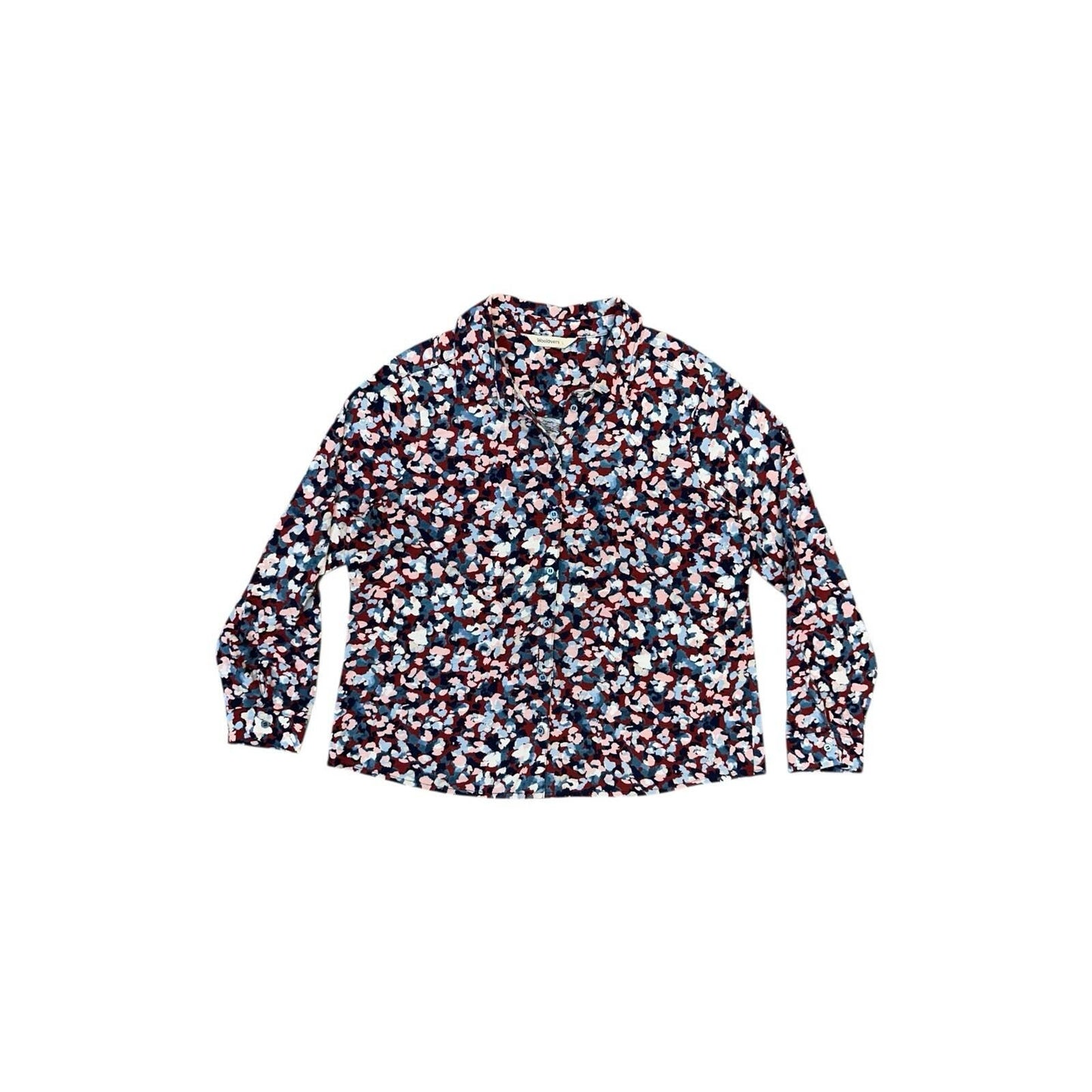 Woolovers Floral Shirt Women’s Large Multicoloured