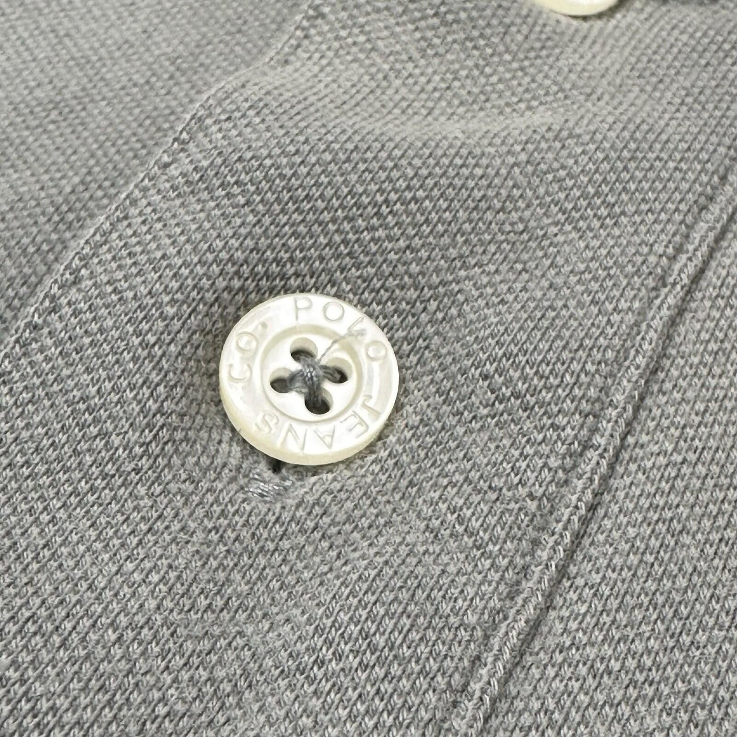 Vintage Polo Ralph Lauren Polo Shirt Men’s Large Grey Embroidered Logo
