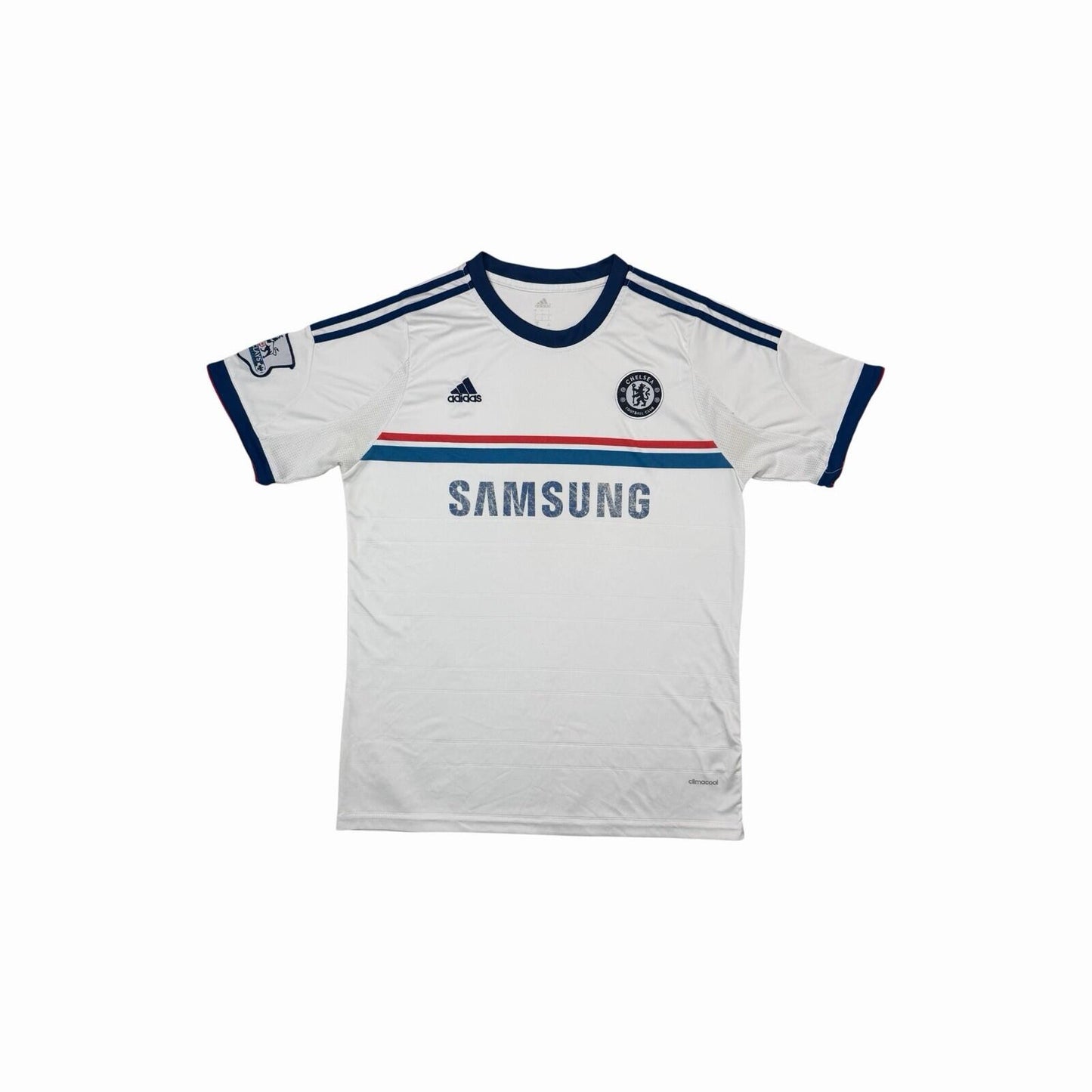 2013-2014 Chelsea Away Shirt Men’s Large White Adidas Football Shirt Jersey