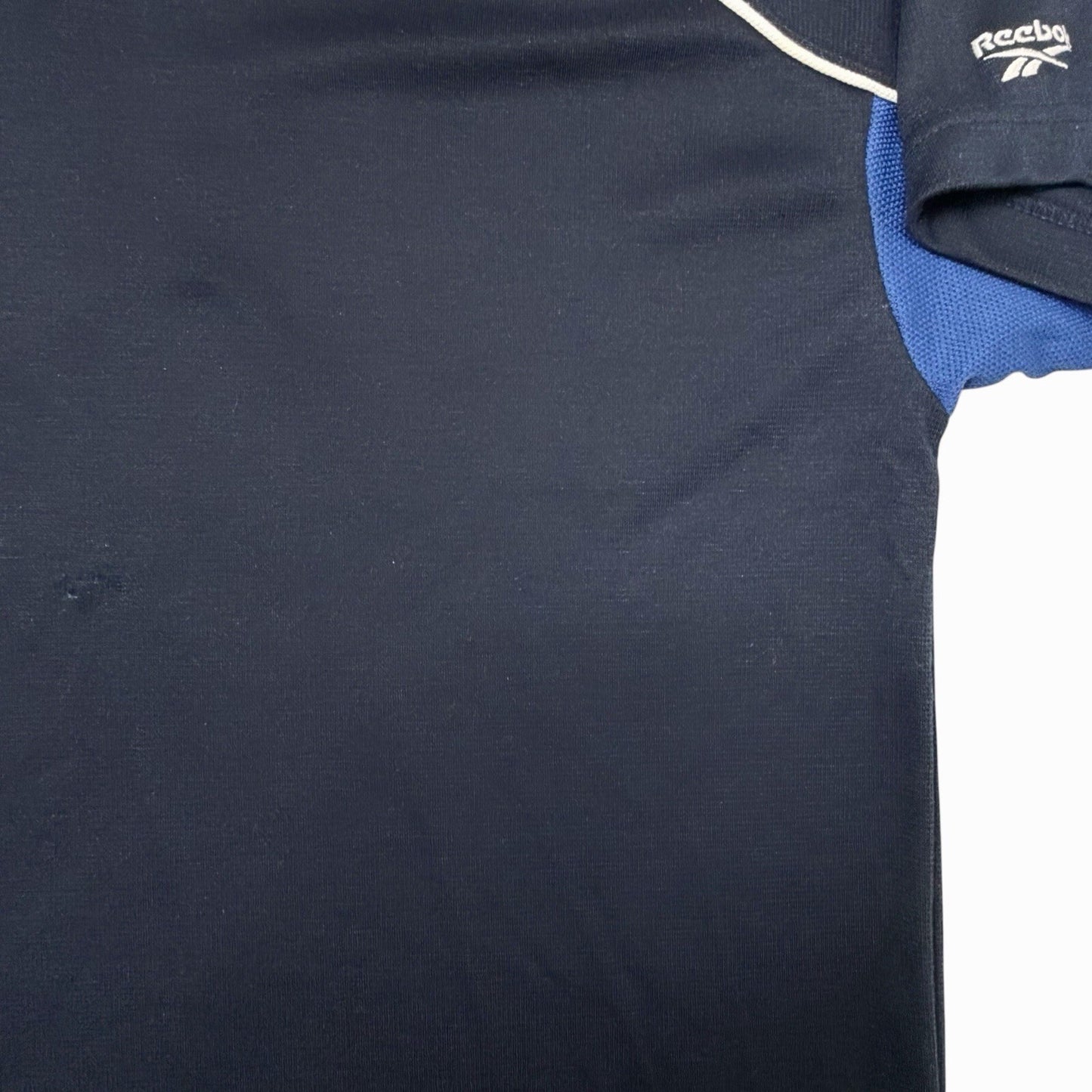 Vintage Reebok Sports Top Men’s XL Navy Blue Embroidered Hydromove 90’s