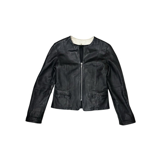 Vintage Sardar Leather Jacket Women’s Biker Style UK12 Black Made In England