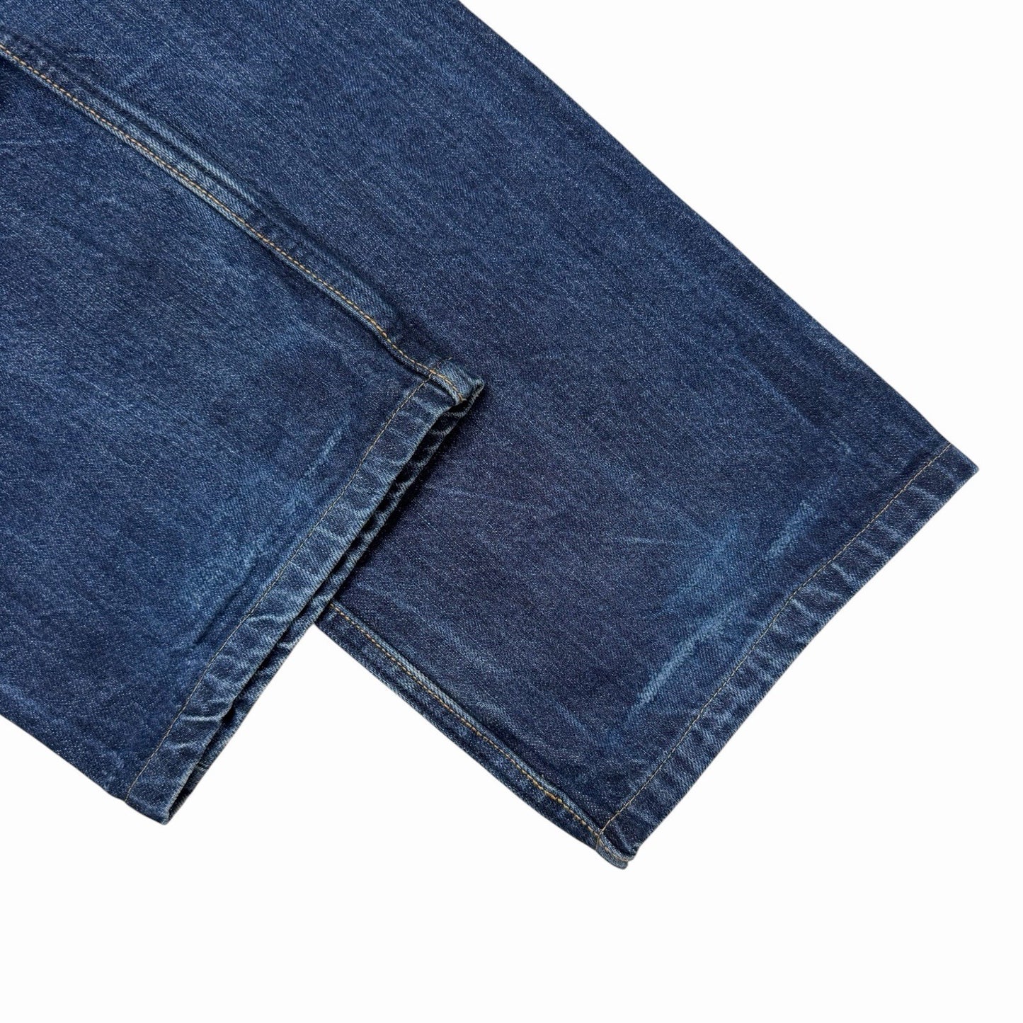 Rake Selvedge Denim Jeans Men’s 36w 30l Blue Distressed