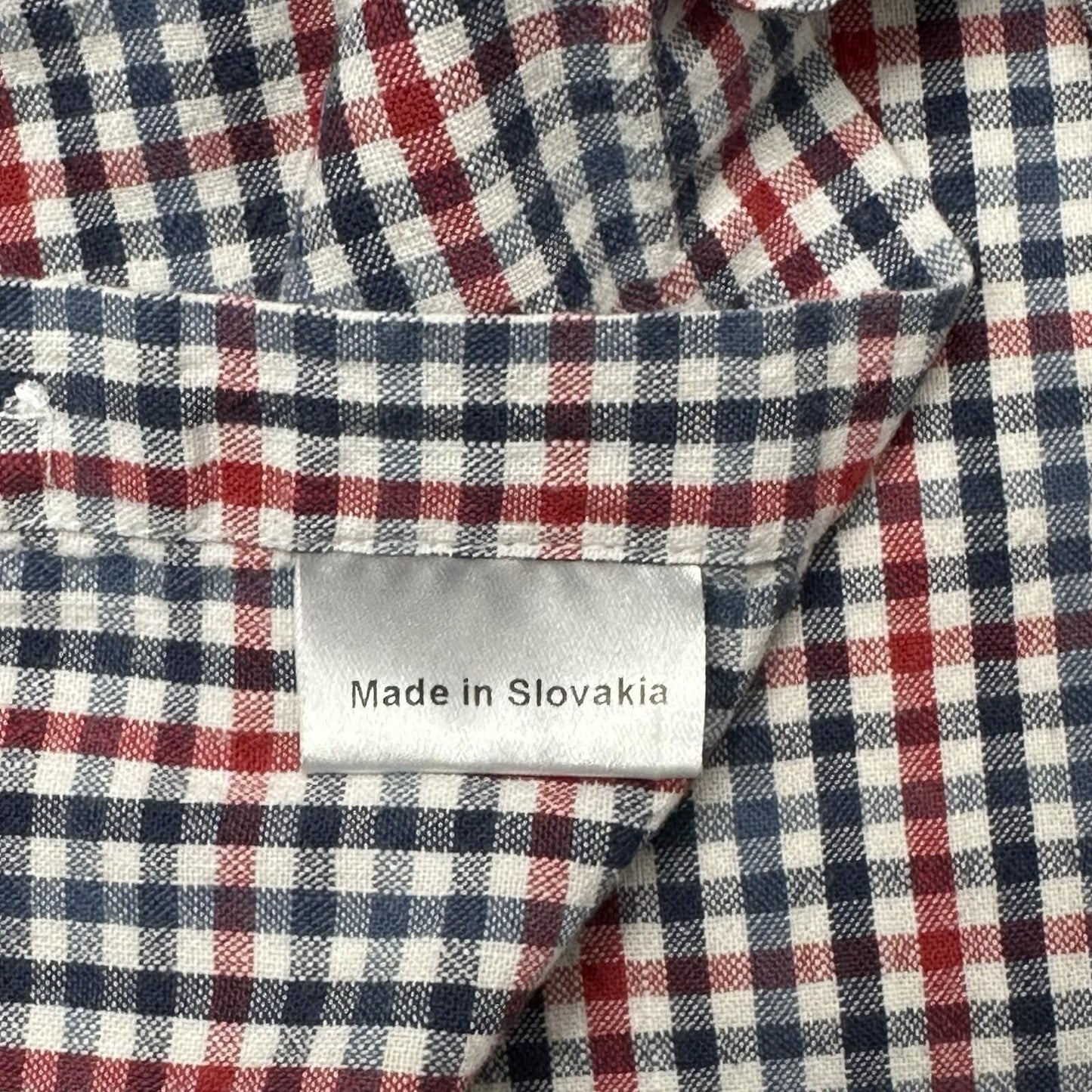 Vintage Oliver Spencer Shirt Men’s Large Red And Blue Check Long Sleeve