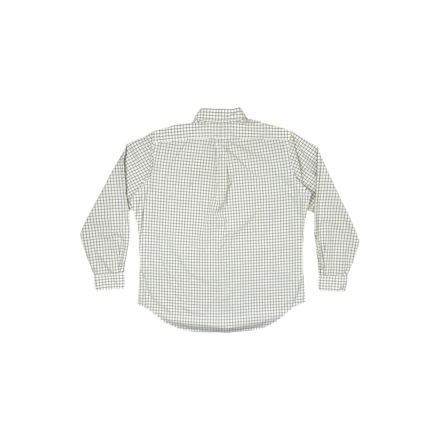 Vintage Polo Ralph Lauren Shirt Men’s Large Yellow, Blue And White Check