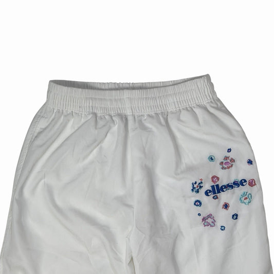 Vintage Ellesse Tracksuit Bottoms White Men’s Large White Retro Sportswear