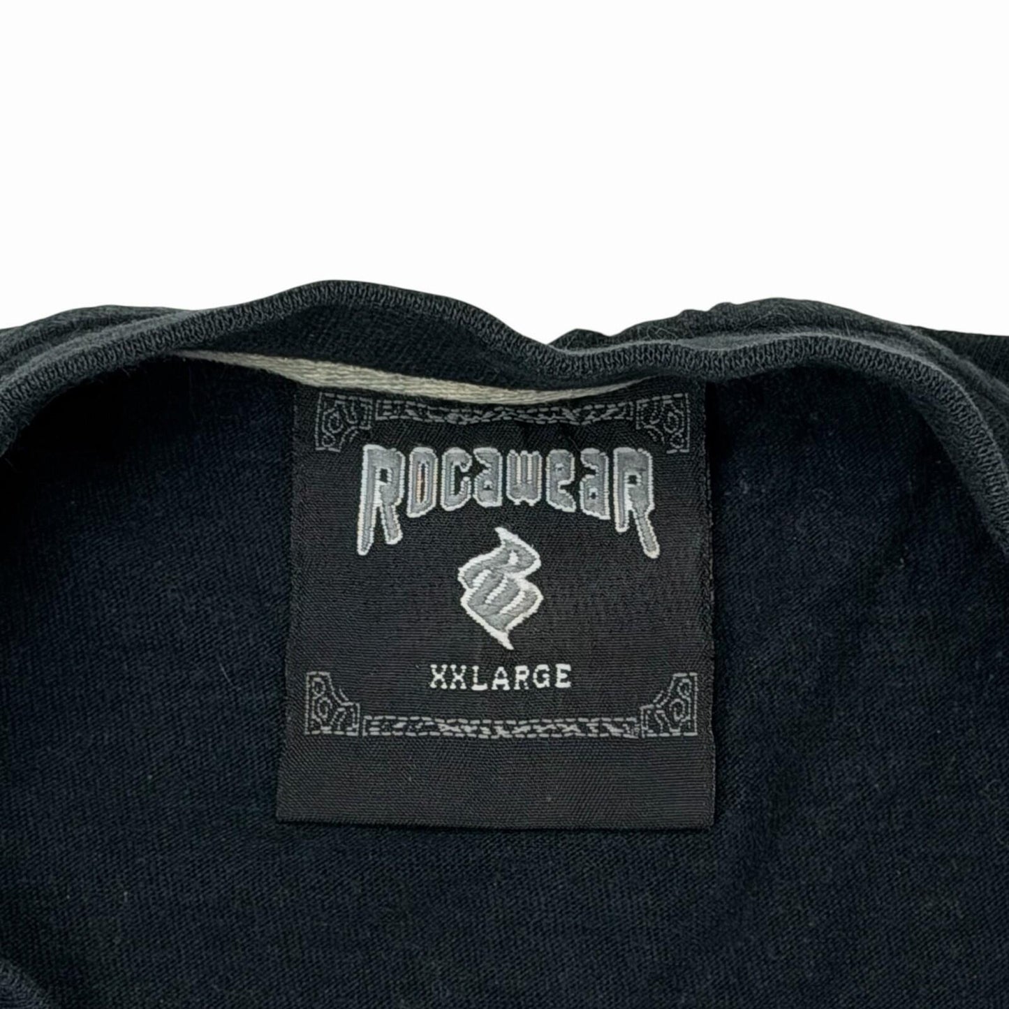 Vintage Rocawear T-Shirt Men’s XXL Black Embroidered Logo