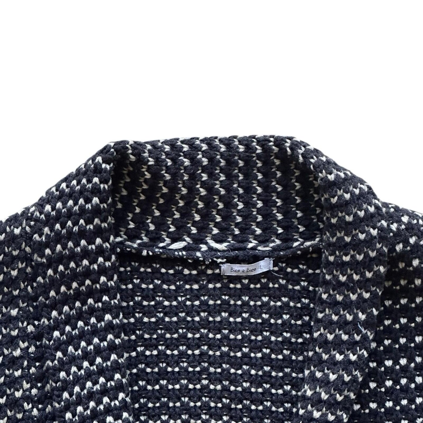 Bien A Bien Cardigan Kids Large Black And White Made In Korea