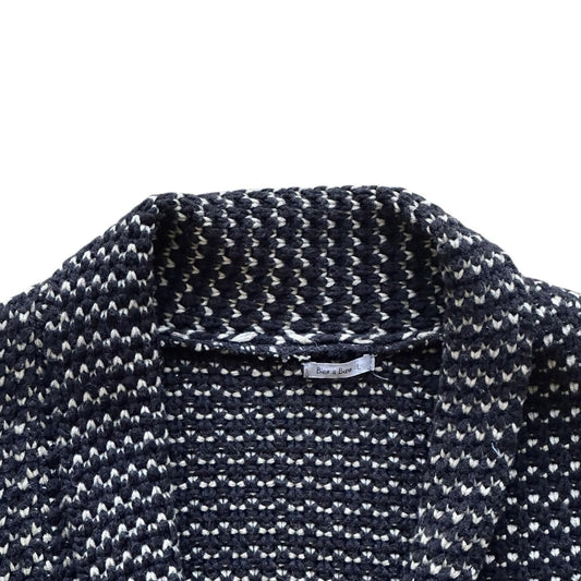 Bien A Bien Cardigan Kids Large Black And White Made In Korea