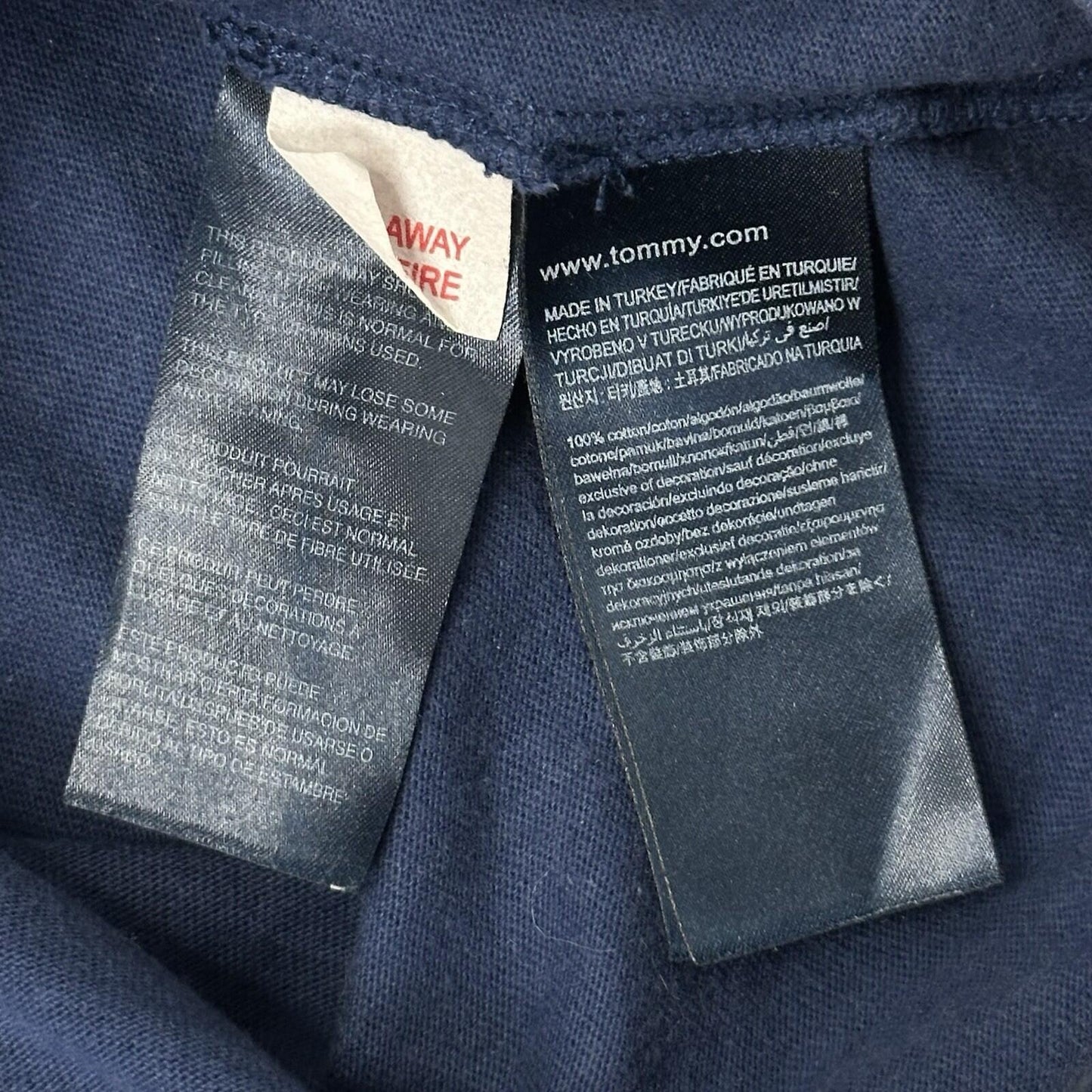 SS17 Tommy Hilfiger Flag T-Shirt Men’s Small Navy Blue