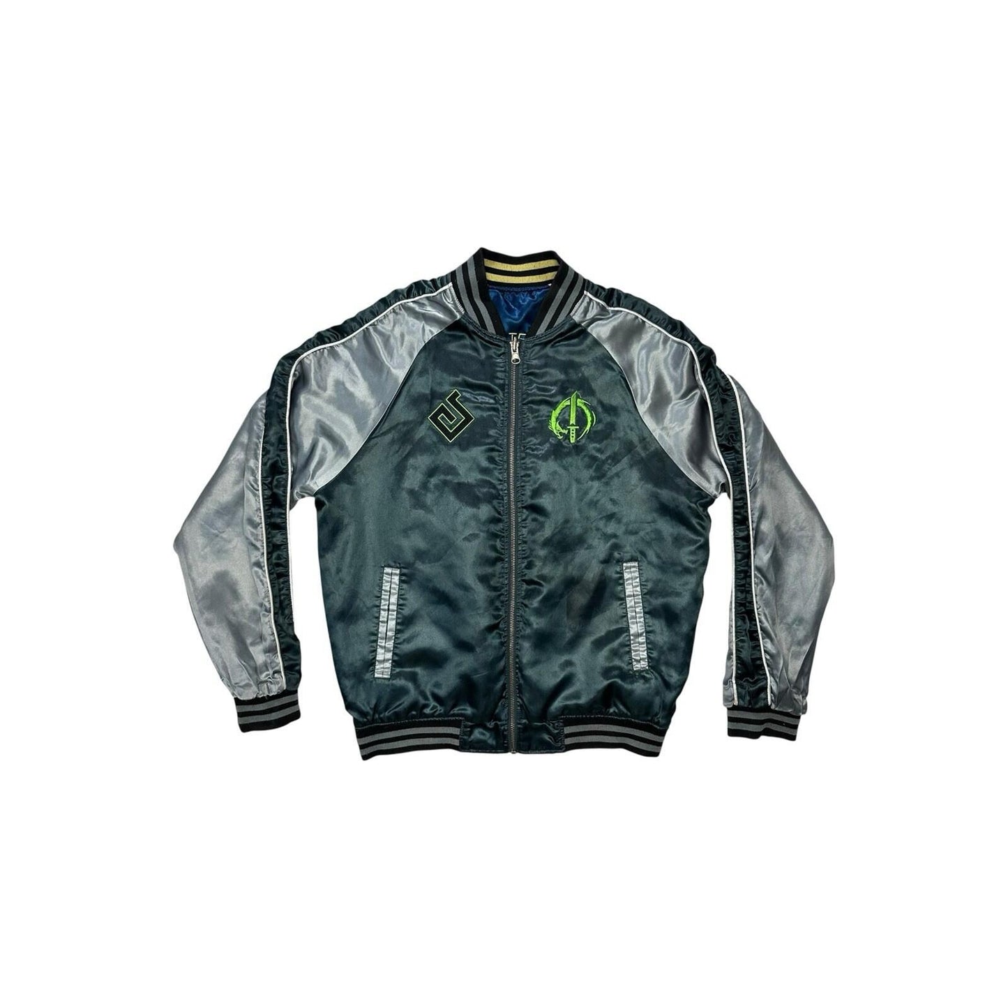 AW18 Overwatch Genji Reversible Bomber Jacket Men’s Small Satin Blizzard Games