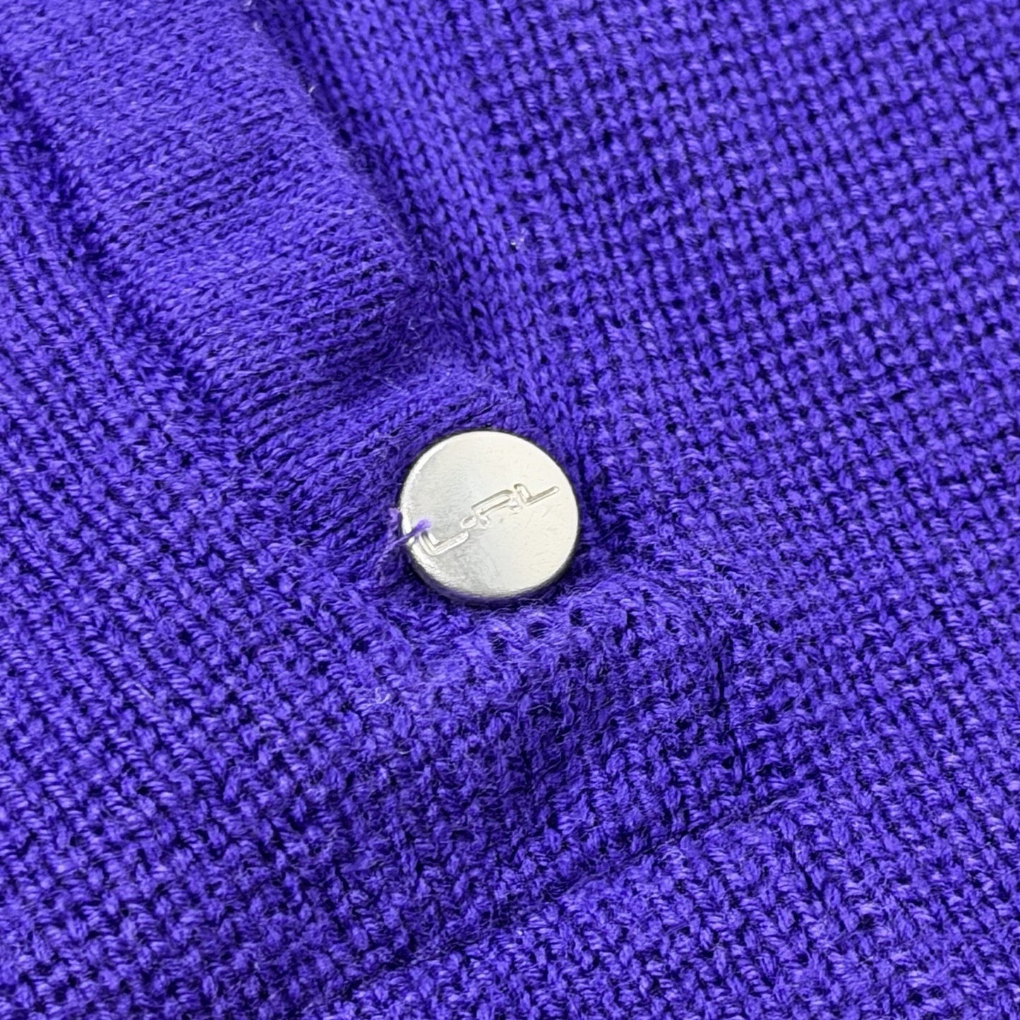 Vintage Ralph Lauren Lauren Active Zip Jacket Women’s Large Purple And Black