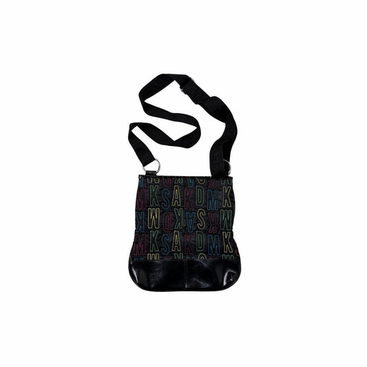 Vintage Akademiks Cross Body Bag Black Embroidered Logo Unisex Akdmks y2k 00’s