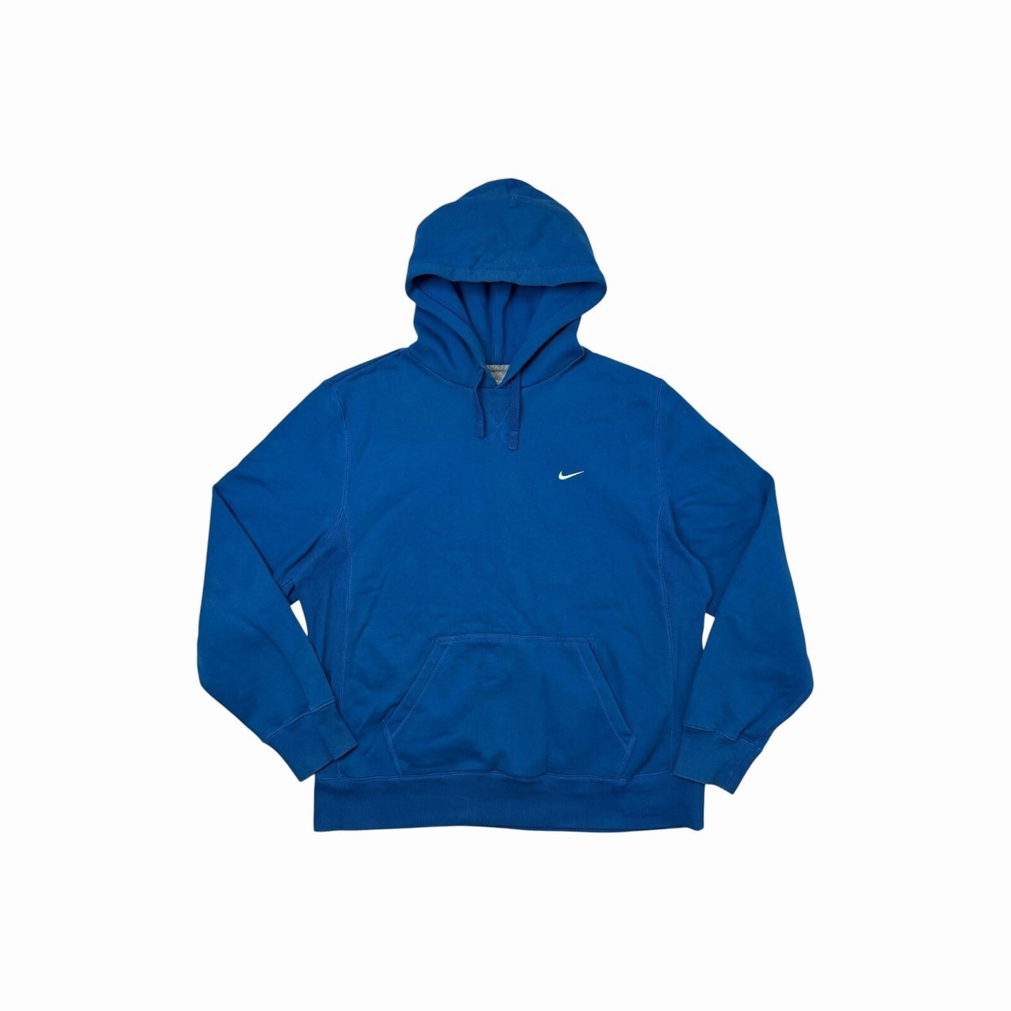 Vintage Nike Pullover Hoodie Men’s XL Blue Embroidered Swoosh Logo 00’s