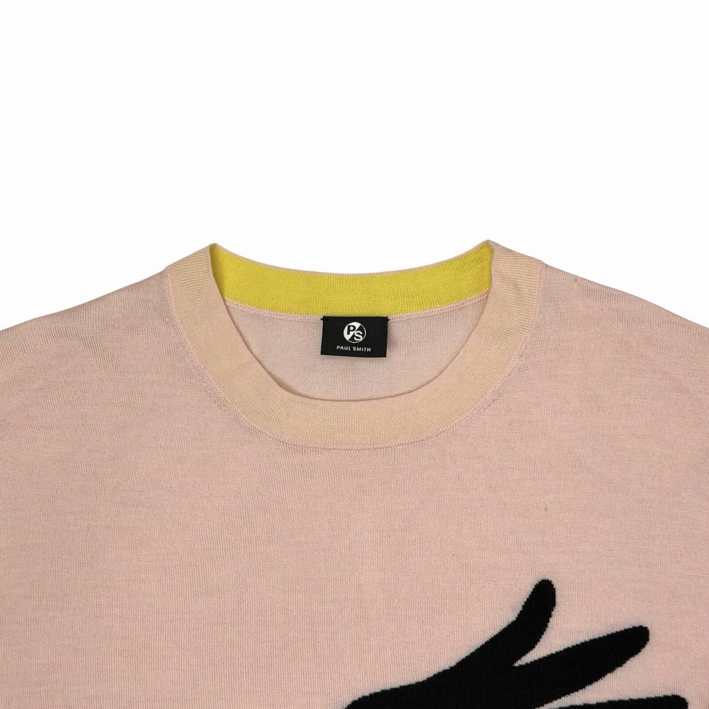 Paul Smith Shadow Bunny Sweater Women’s XL Pink And Black Wool Cashmere