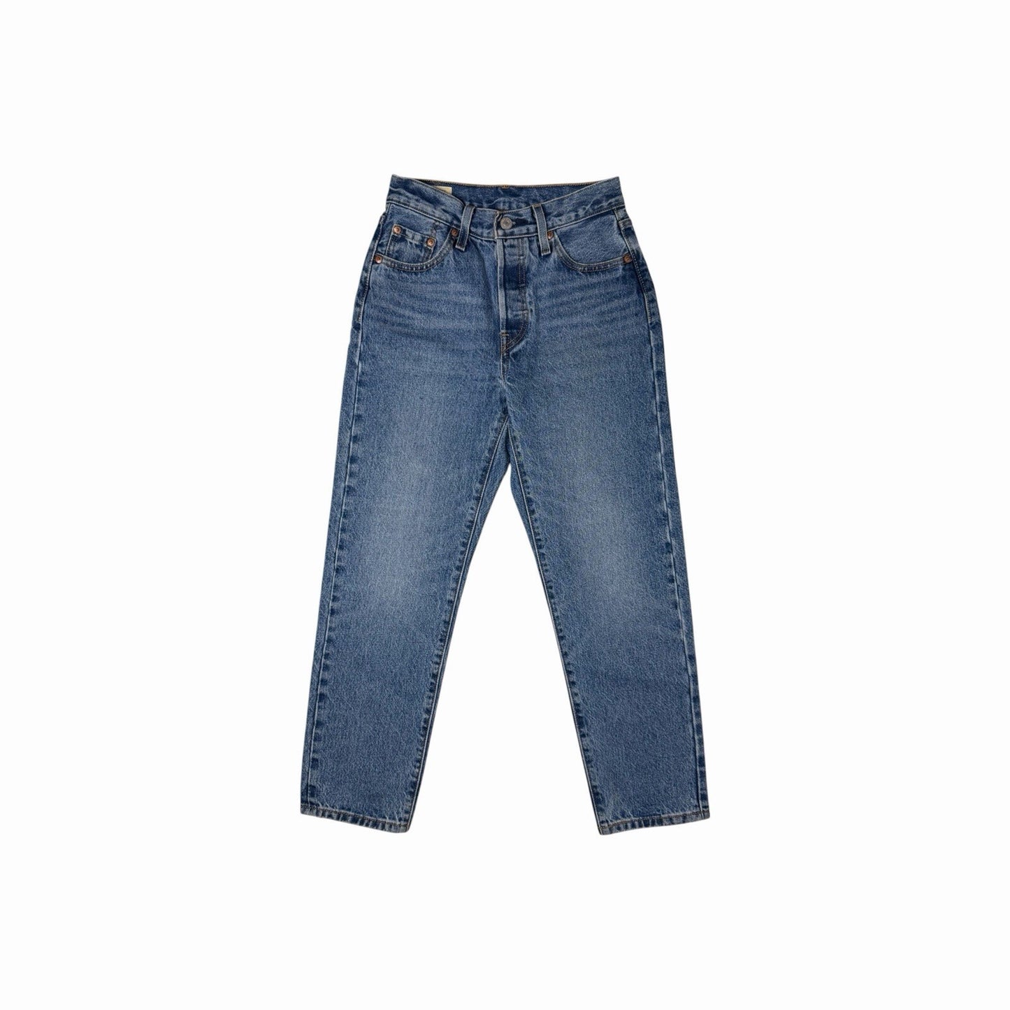 Levi’s 501 Straight Leg Jeans Women’s 23w 26l Blue Denim