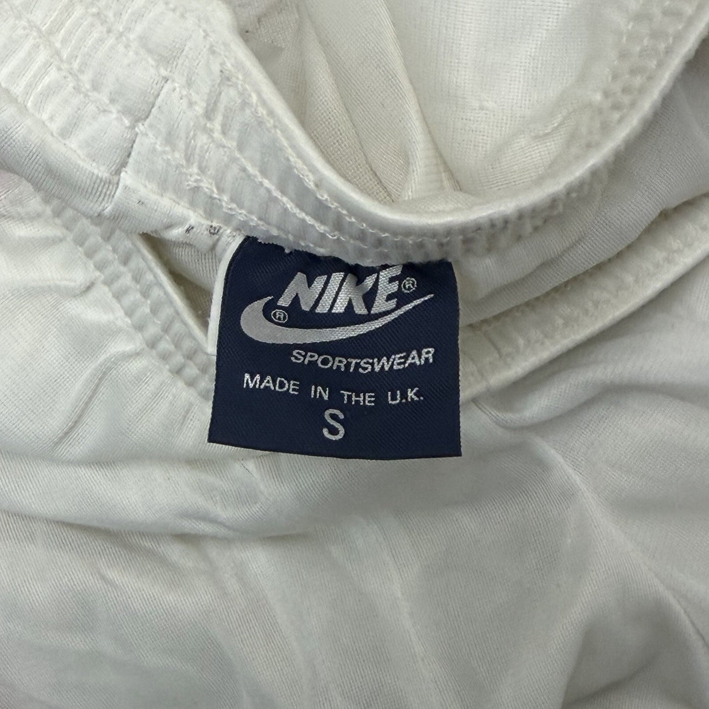 Vintage 80’s Nike Shorts Women’s Small White Made In UK Retro Running