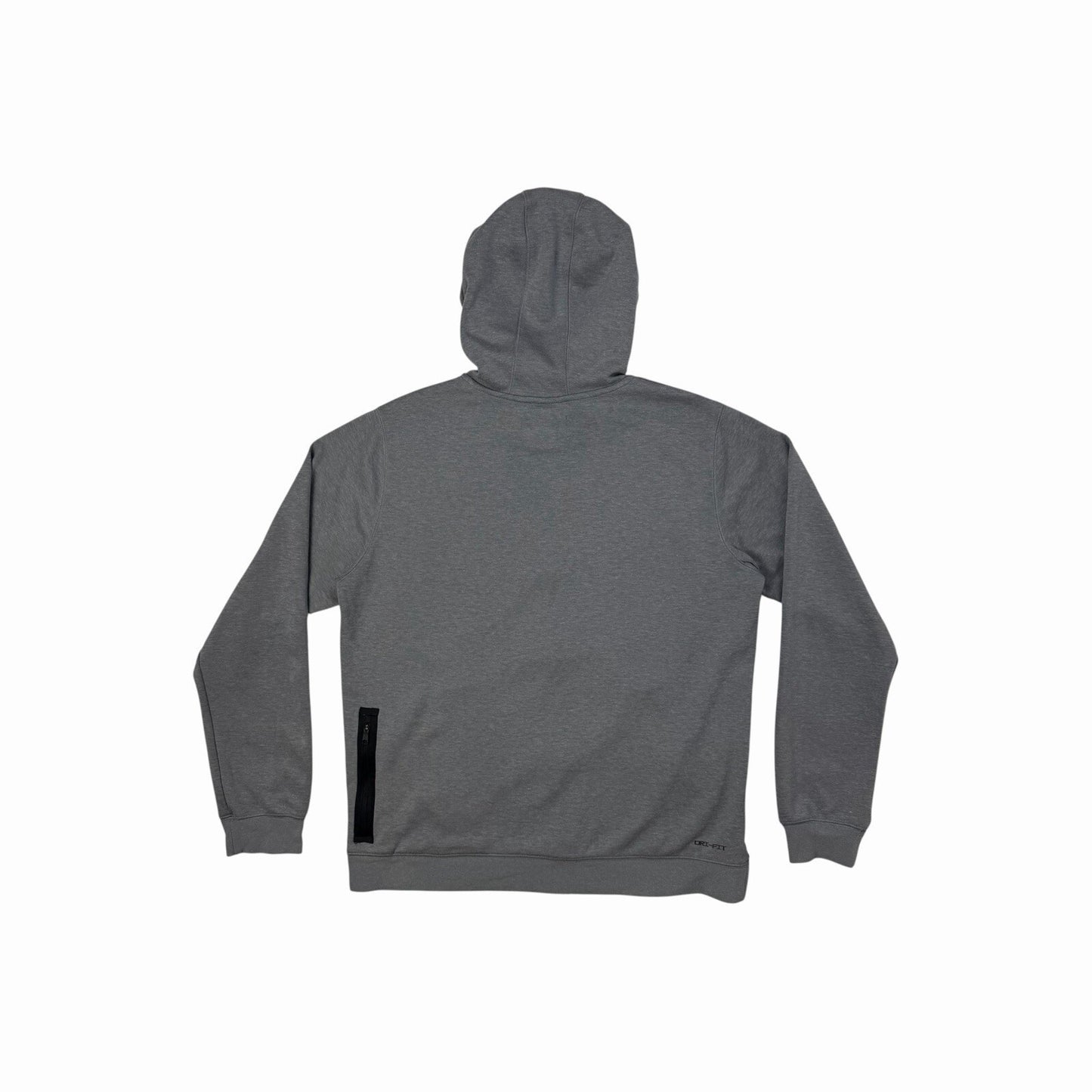 Jordan Dri-FIT Zip Hoodie Men’s Large Marl Grey Jordan Air Statement Jump man