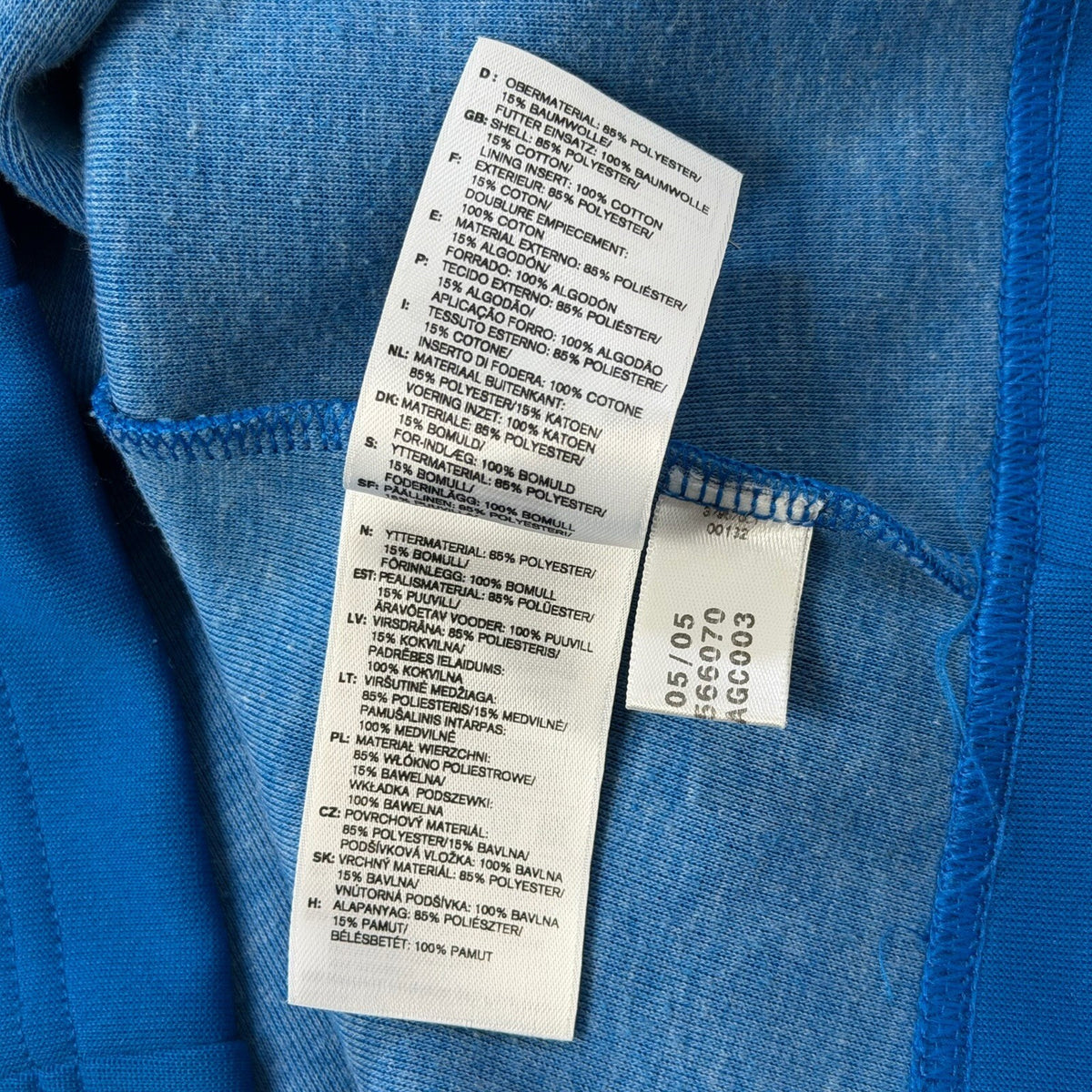 Vintage Adidas Long Line Hooded Track Jacket Women’s Small Blue/White Retro y2k