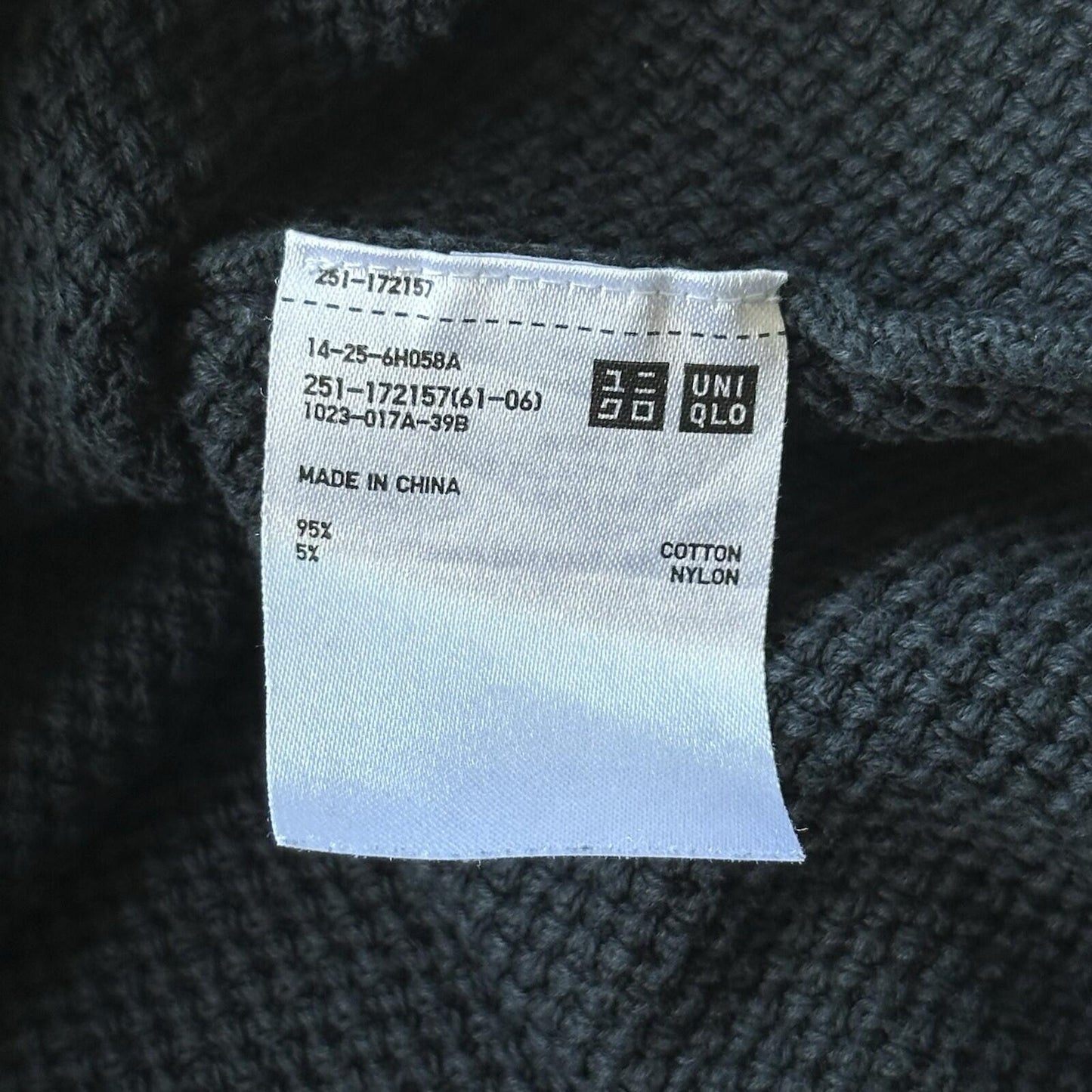 SS16 Uniqlo By Lemaire Knit Long Top Navy Blue Women’s UK12