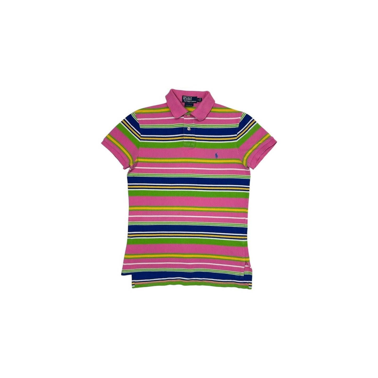 Vintage Polo Ralph Lauren Polo Shirt Men’s Small Multicoloured Stripe Preppy