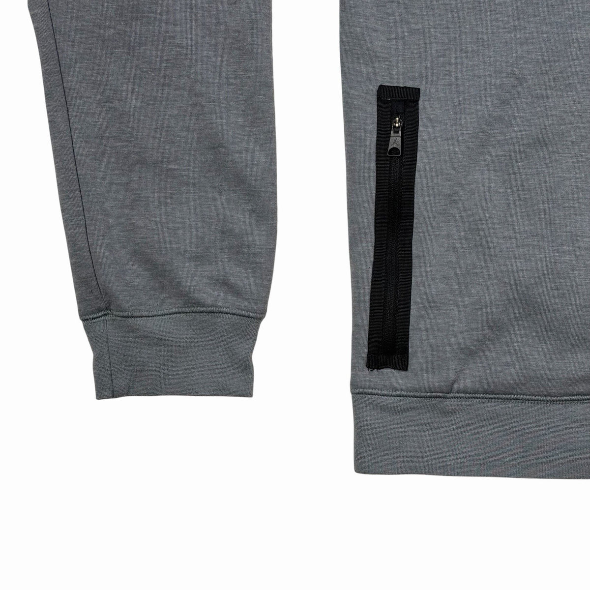 Jordan Dri-FIT Zip Hoodie Men’s Large Marl Grey Jordan Air Statement Jump man