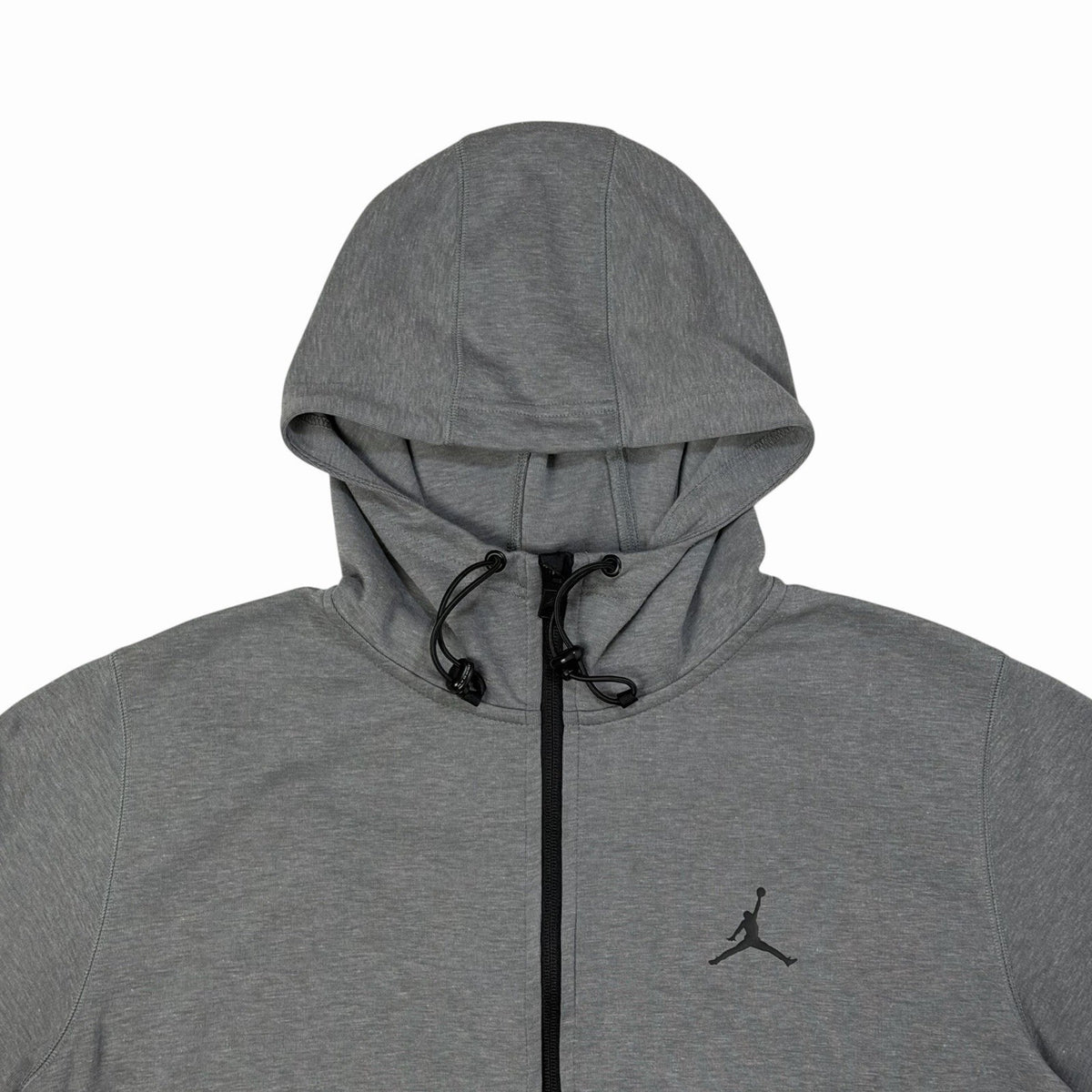Jordan Dri-FIT Zip Hoodie Men’s Large Marl Grey Jordan Air Statement Jump man
