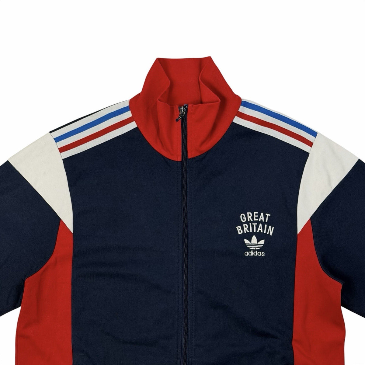 Adidas Team GB 2012 Olympics Track Jacket Men’s Large Navy Blue, Red And White