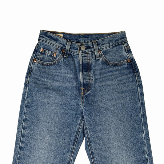 Levi’s 501 Straight Leg Jeans Women’s 23w 26l Blue Denim