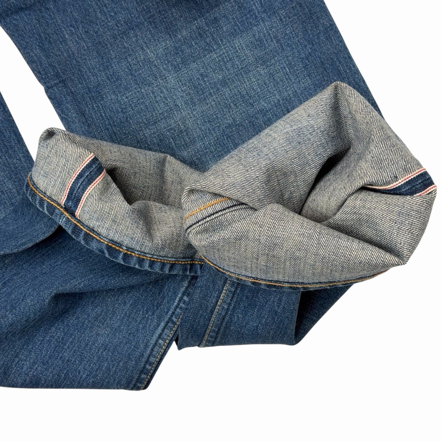 Rake Selvedge Denim Jeans Men’s 39w 33l Blue
