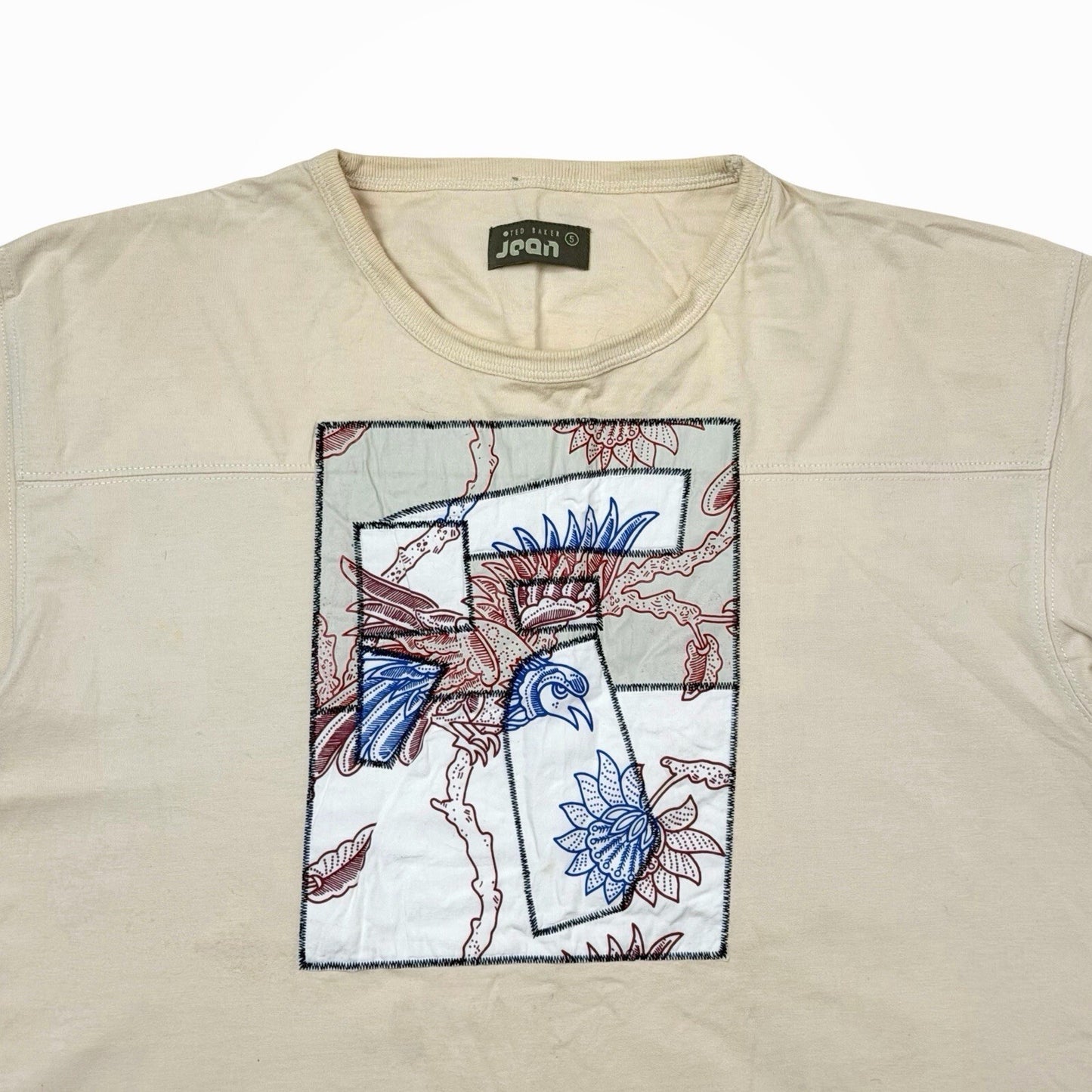 Vintage Ted Baker Graphic T-Shirt Men’s Large Beige