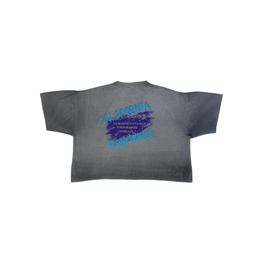Vintage Beach Wear California Muscle T-Shirt Cropped Boxy 1980’s Bodybuilding