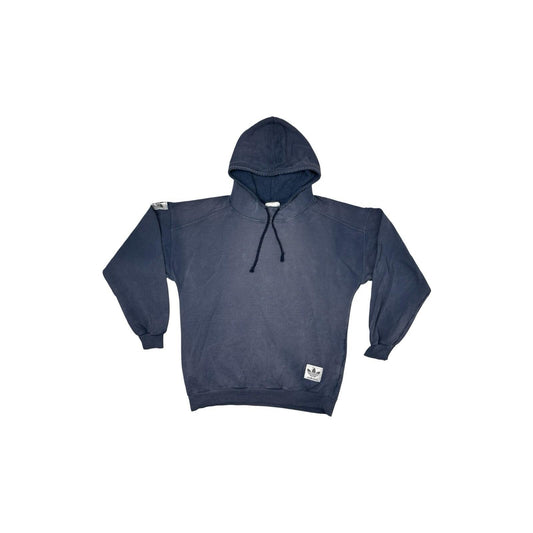 Vintage 1980’s Adidas Hoodie Men’s Large Navy Blue Made In UK