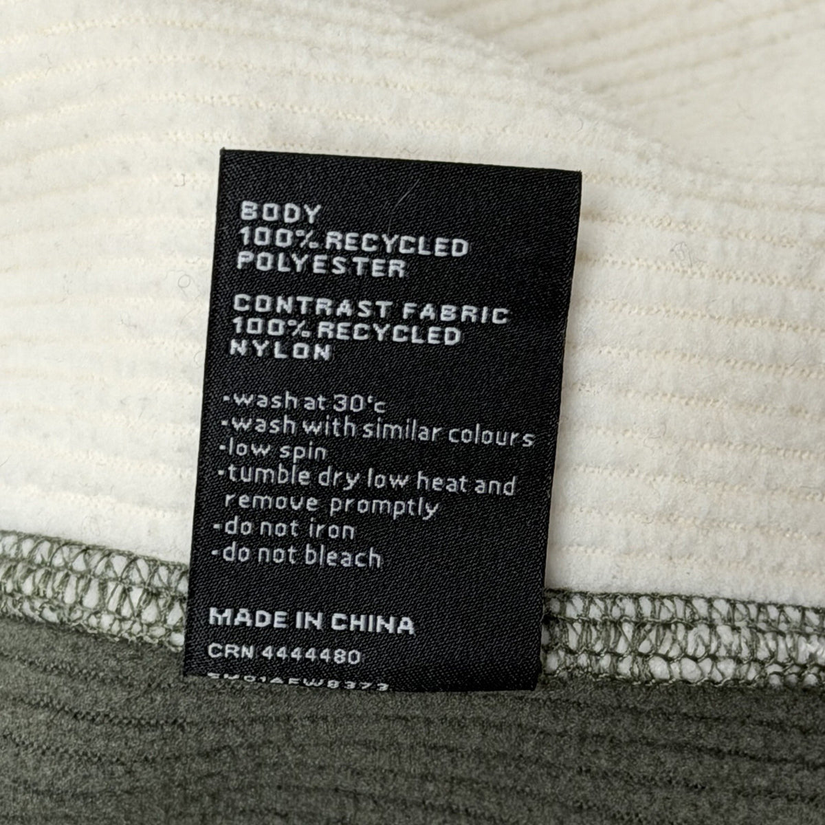 Finisterre Gilet Fleece Jacket Women’s UK8 Green, Cream And Pink