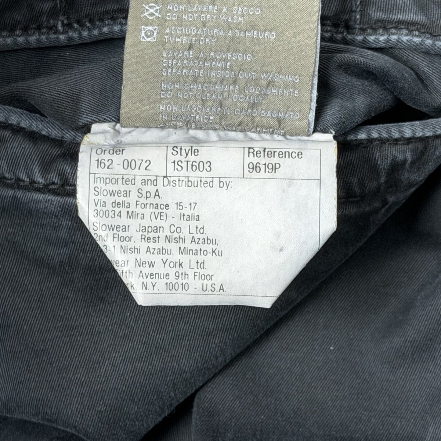 Vintage Incotex Slacks Trousers Men’s 32w 29l Navy Blue Made In Italy Slowear