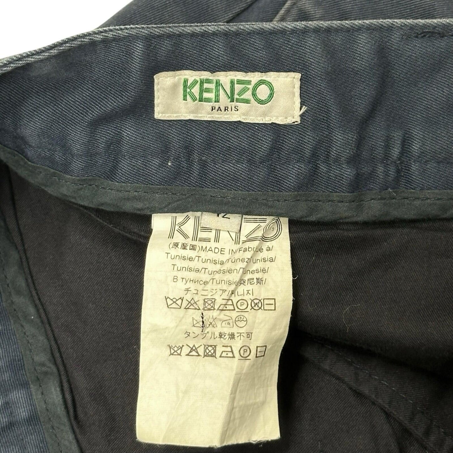 Vintage Kenzo Chino Shorts Navy Blue Men’s 32w
