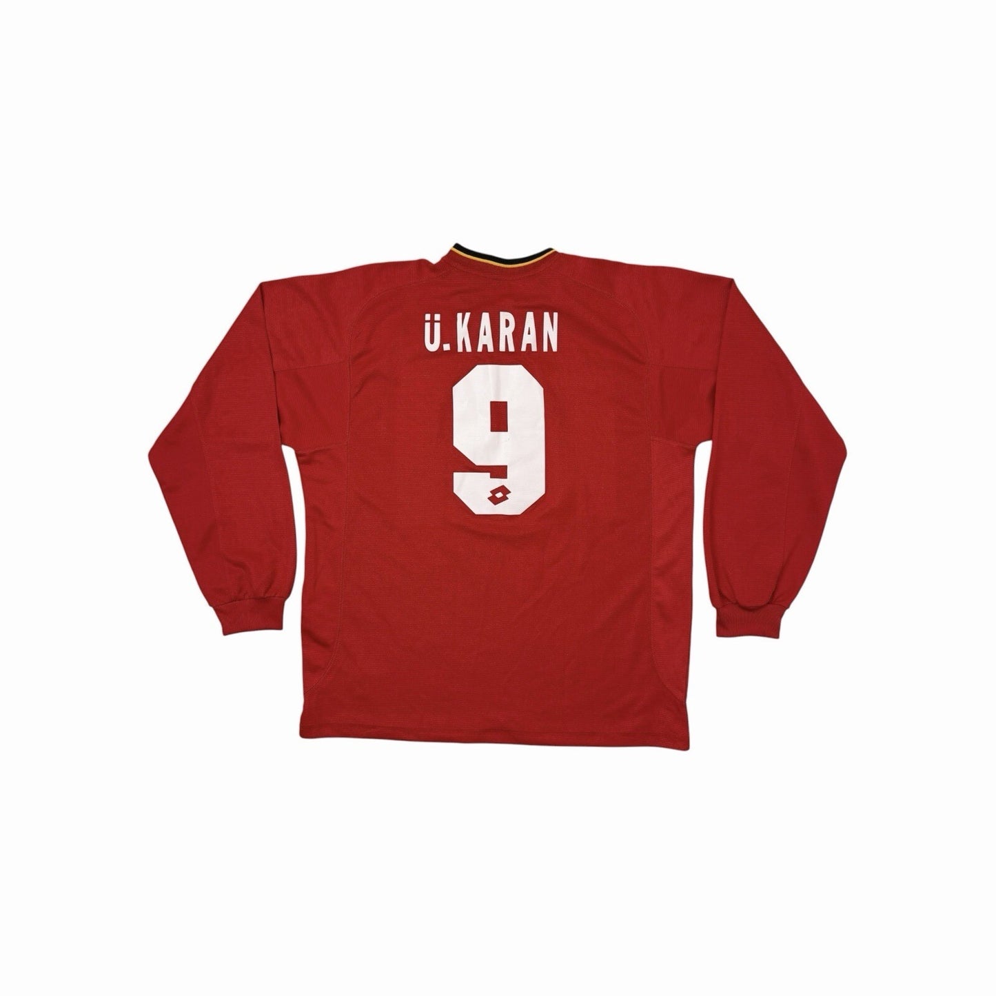 Vintage 01-02 Galatasary Third Shirt Men’s XXL Red Ü Karan Lotto Football Jersey